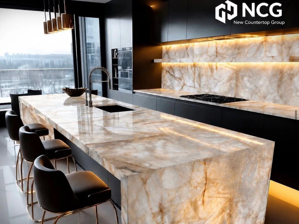 Cabinet storage details by New Countertop Group